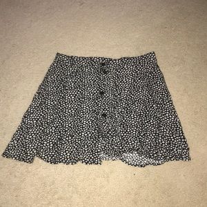Flower Mini Skirt Flowy